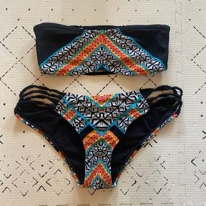 Rip Curl two-piece bathing suit, size XS